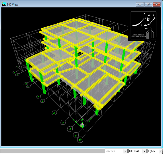  طراحی سازه ویلای آقای جهانی واقع در آبسرد