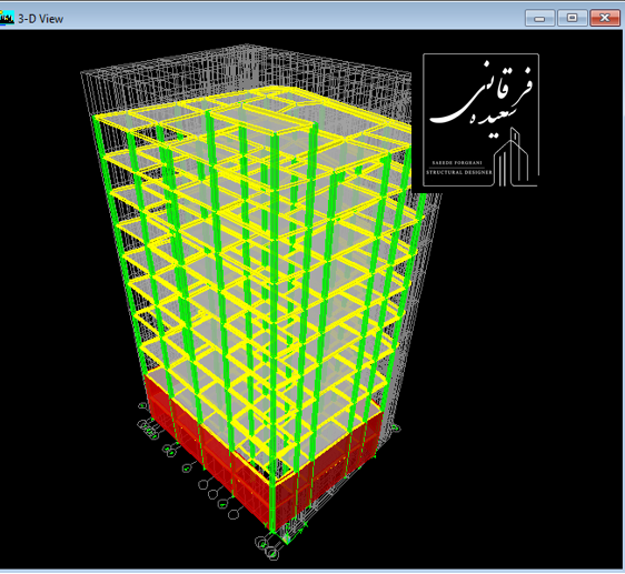  طراحی سازه‌ی پاساژ تجاری سپه سالار