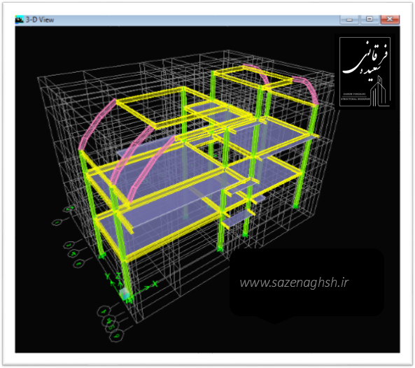  سازه  ویلای اقای سعیدی واقع در کردان