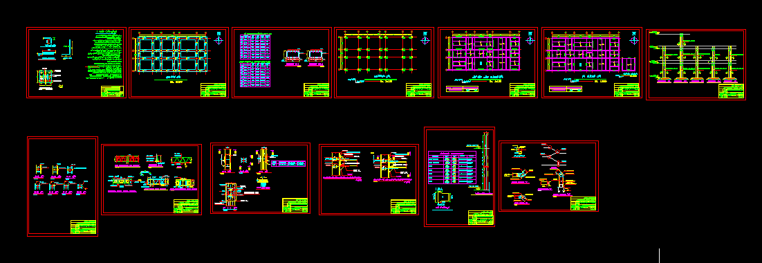  نقشه اتوکدی سازه مجتمع تفریحی گردشگری تهران تبریز